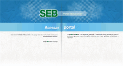 Desktop Screenshot of docente.sebsa.com.br