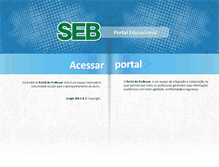 Tablet Screenshot of docente.sebsa.com.br